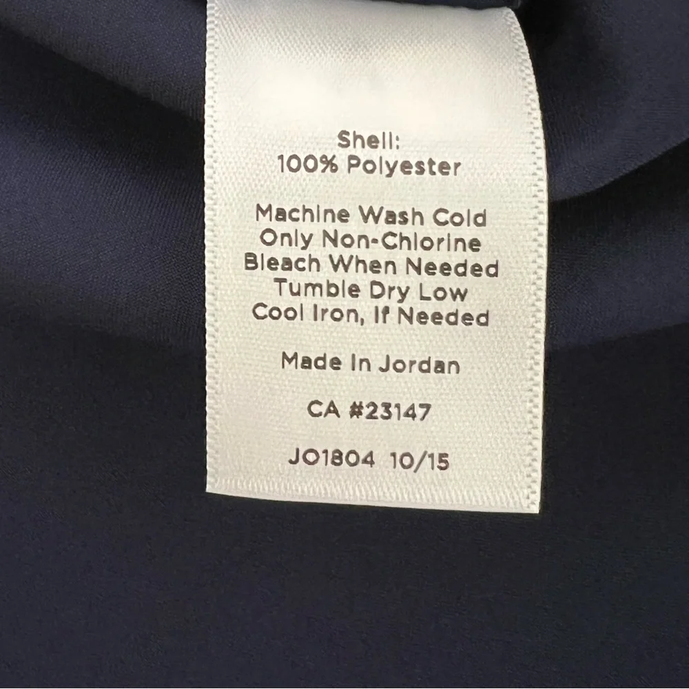 Talbots Womens Petite Navy Blue Pencil Skirt Front Slit Career size 6P